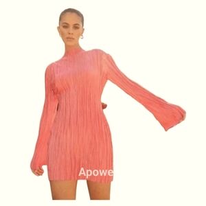TOJHA NWT, Chante Pleated Dress/Tunic, Raspberry, Sz 8/small, Poly